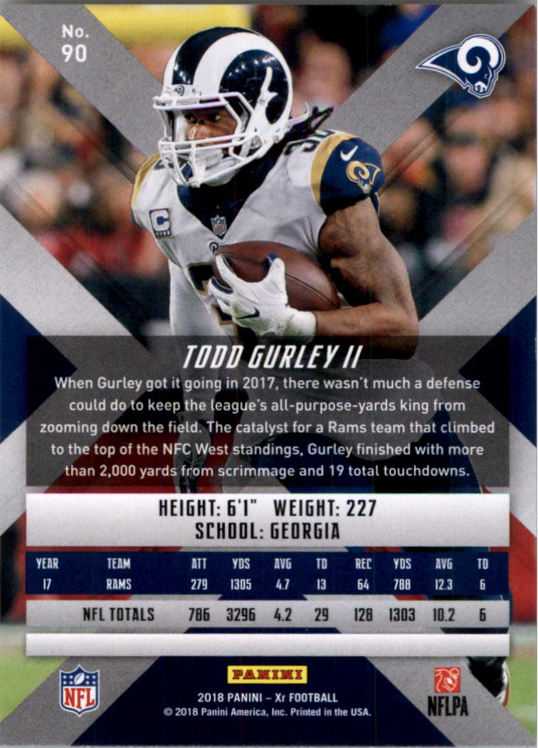 2018 Panini XR Football Card Pick (Base) - Picture 43 of 77