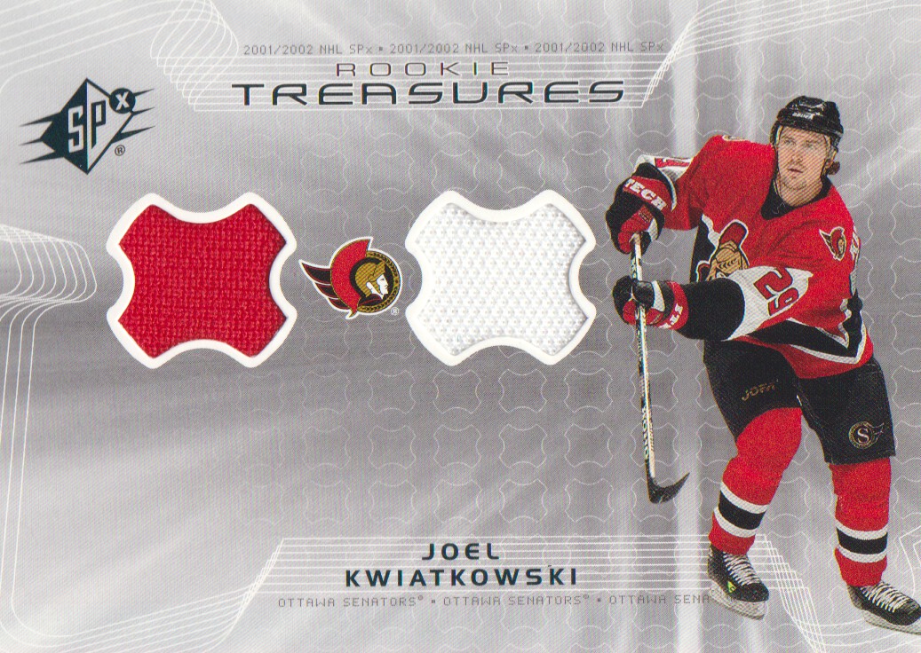 2001-02 SPx Rookie Treasures #RTJK Joel Kwiatkowski