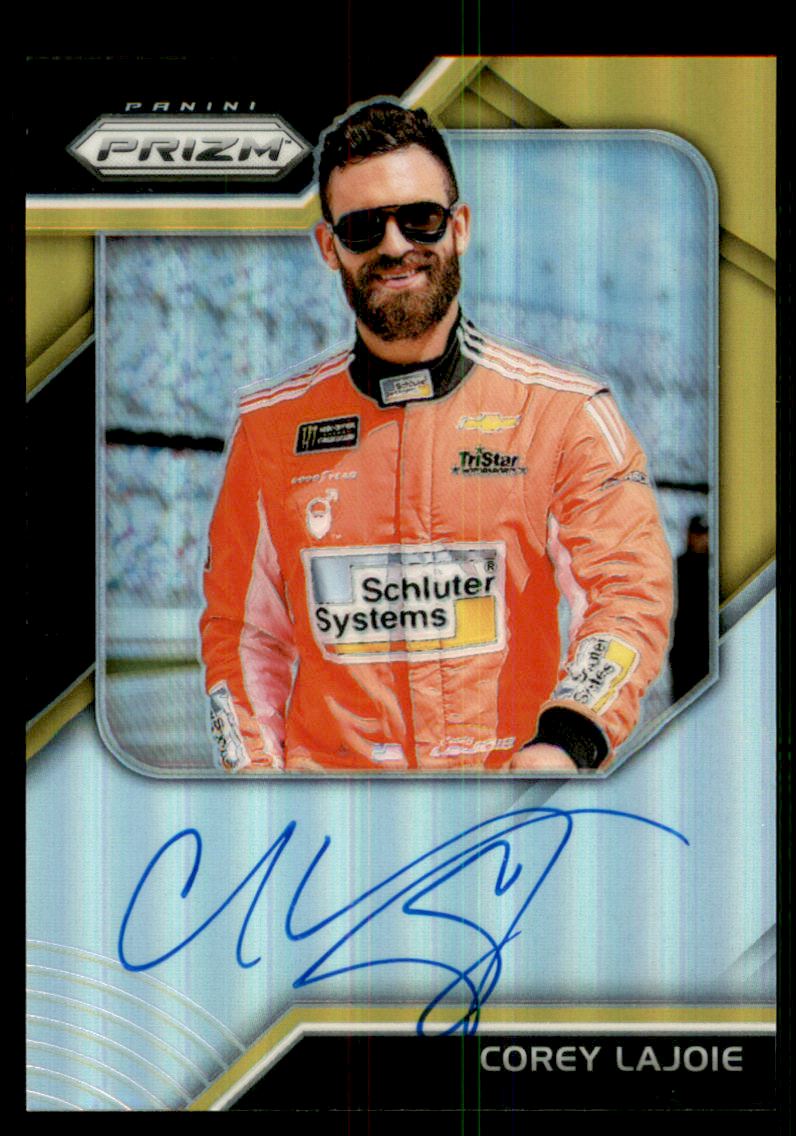 2018 Panini Prizm Autographs Prizms Gold #6 Corey LaJoie