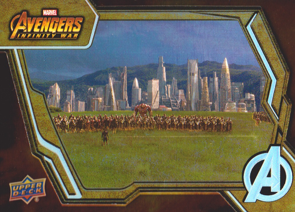 2018 Upper Deck Avengers Infinity War #73 You Are In Wakanda Now SP