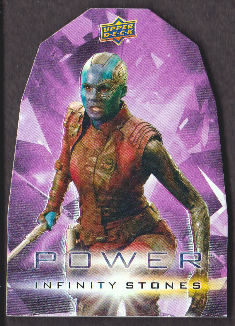 2018 Upper Deck Avengers Infinity War Infinity Stones Power Stone Die-Cuts #PP5 Nebula