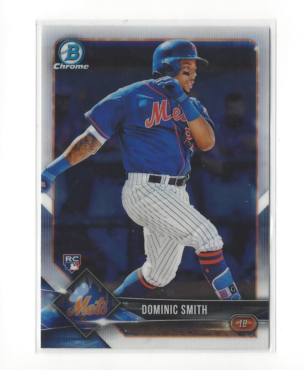 2018 Bowman Chrome #44 Dominic Smith RC
