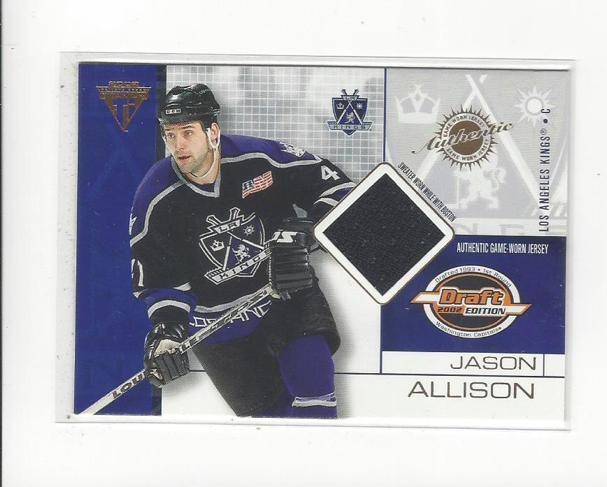 2001-02 Titanium Draft Day Edition #41 Jason Allison