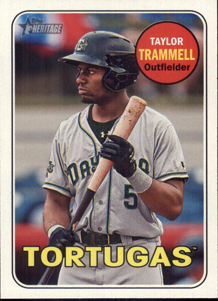 2018 Topps Heritage Minors #202 Taylor Trammell SP