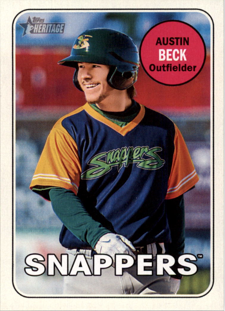 2018 Topps Heritage Minors Team Color Change #88 Austin Beck