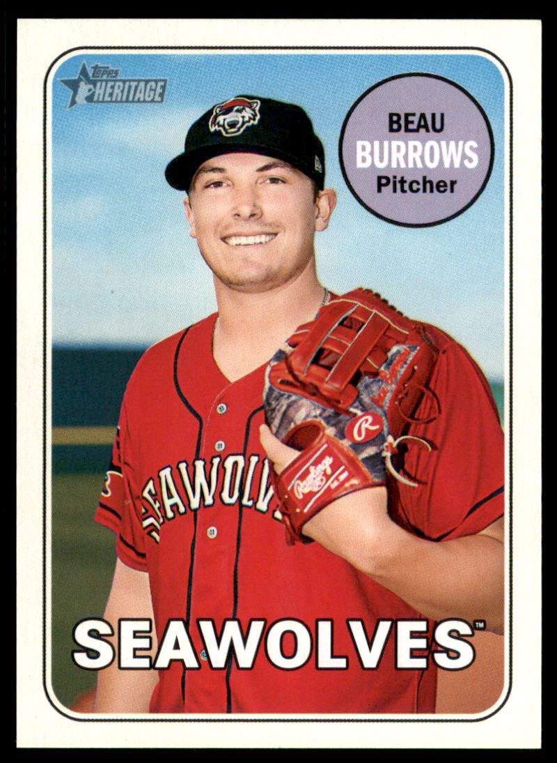 2018 Topps Heritage Minors Team Color Change #138 Beau Burrows