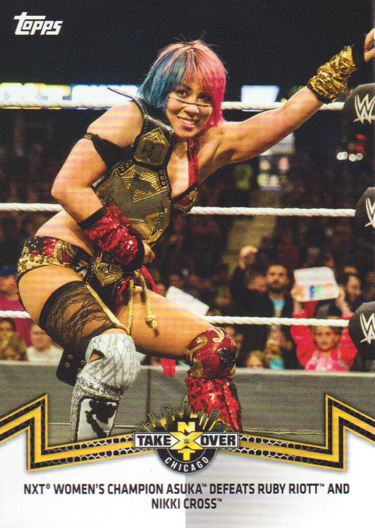 Asuka tarjeta de Topps WWE NXT 2017