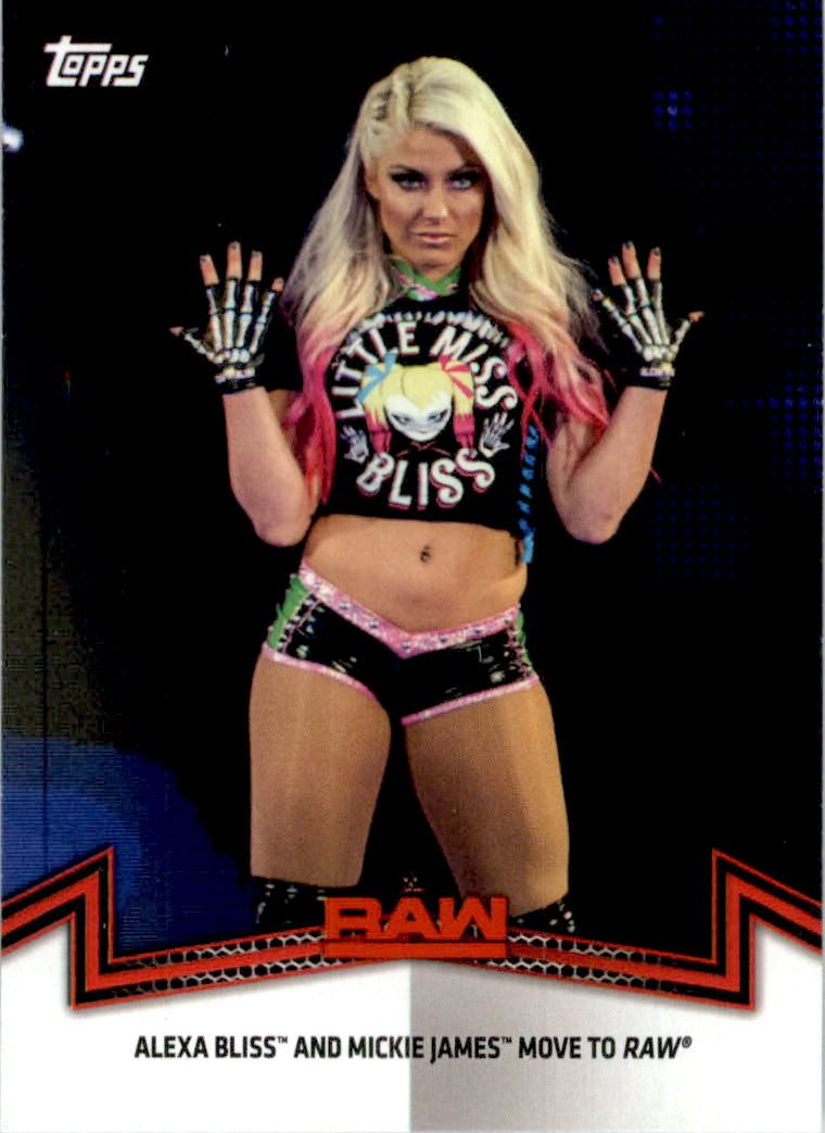 2019 Topps WWE Raw Wrestling Walker #49 Mickie James