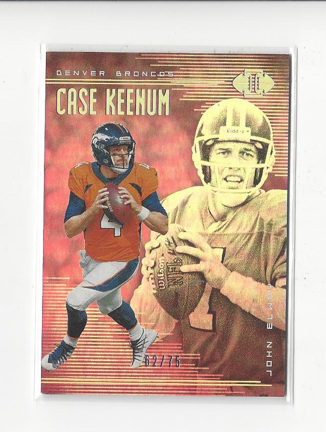 2018 Panini Illusions Pink #64 Case Keenum/John Elway