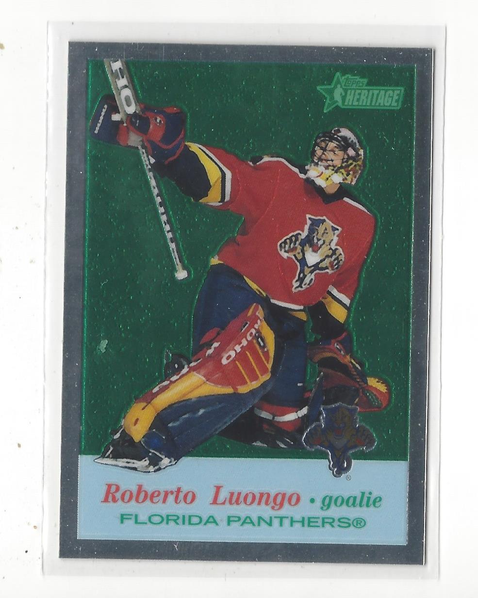 2001-02 Topps Heritage Refractors #32 Roberto Luongo