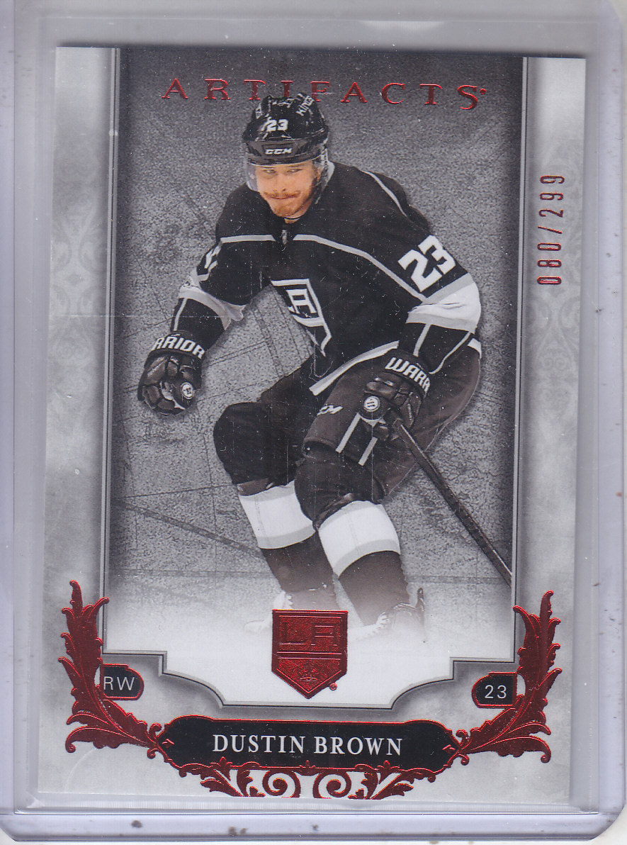 2018-19 Artifacts Ruby #51 Dustin Brown