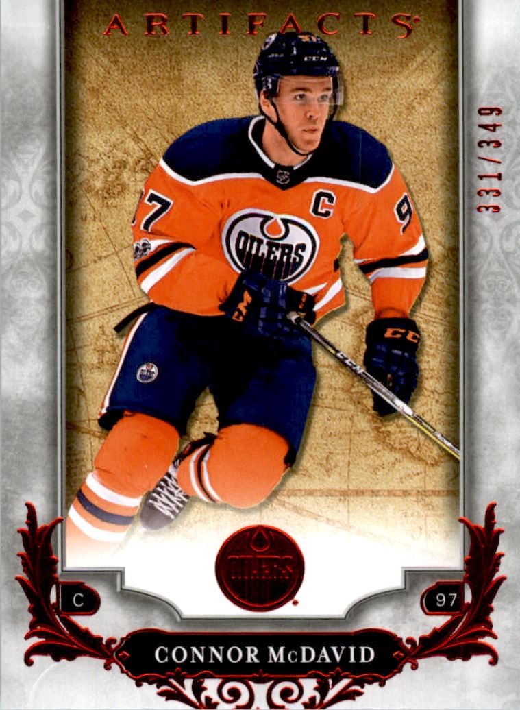 2018-19 Artifacts Ruby #101 Connor McDavid S