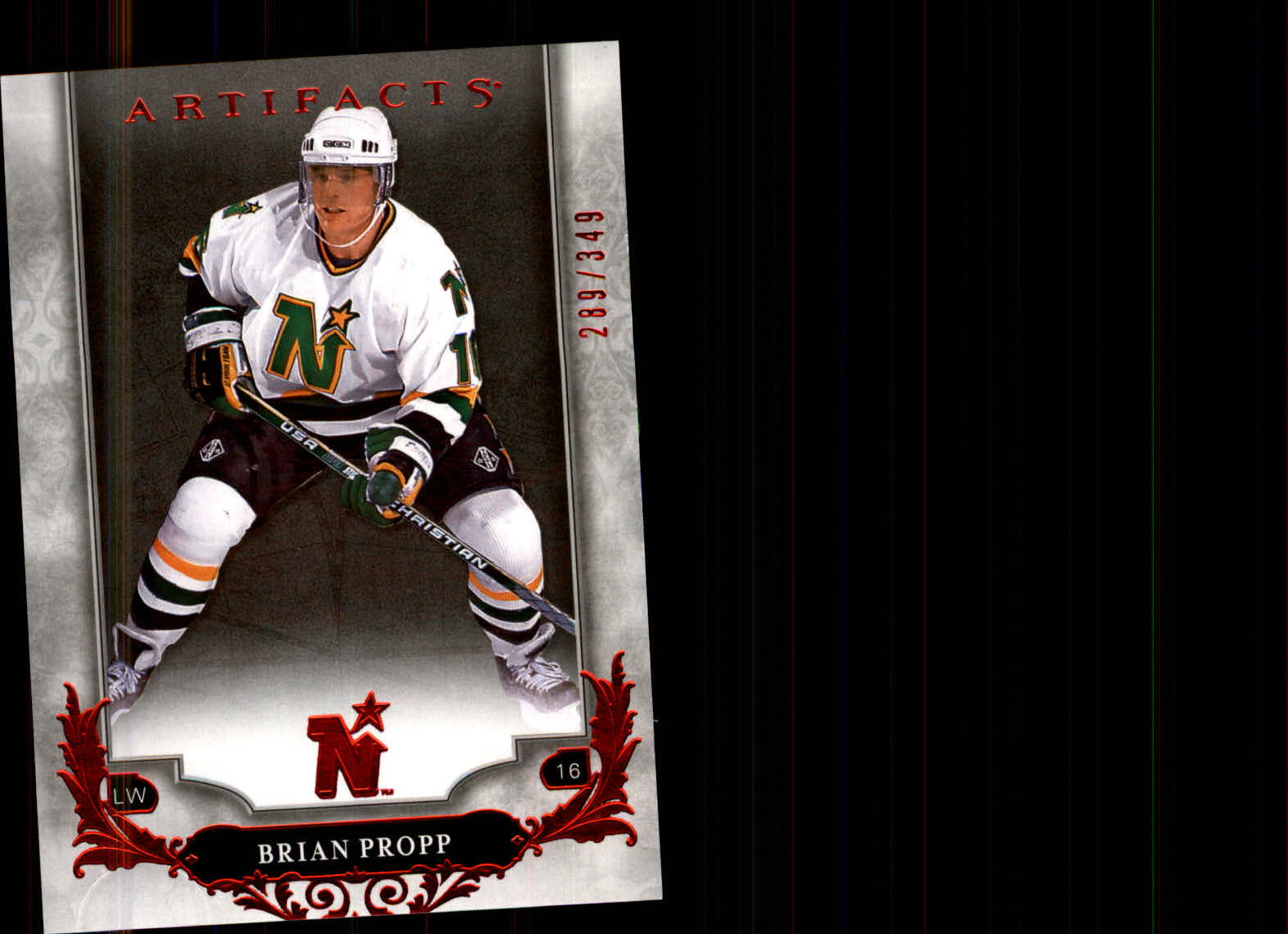 2018-19 Artifacts Ruby #135 Brian Propp LEG