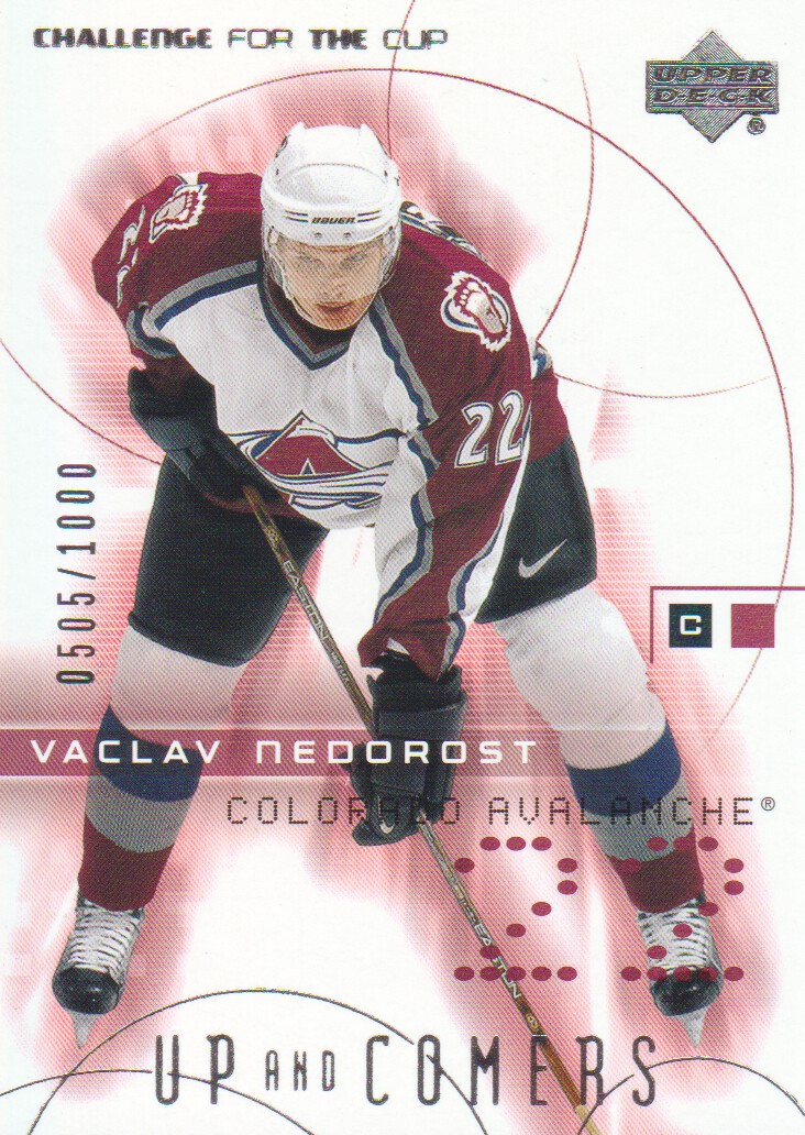 2001-02 UD Challenge for the Cup #102 Vaclav Nedorost RC