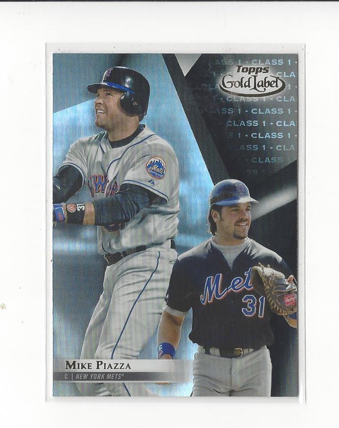 2018 Topps Gold Label Class 1 Black #65 Mike Piazza