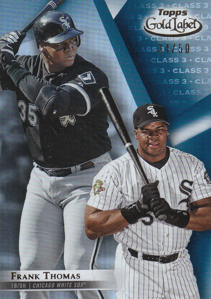 2018 Topps Gold Label Class 3 Blue #33 Frank Thomas