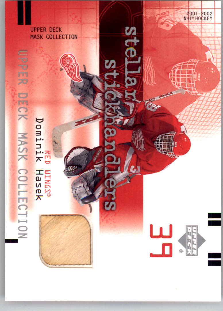 2001-02 UD Mask Collection Sticks #SSDH Dominik Hasek