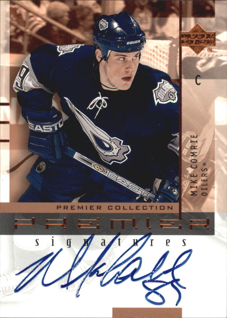 2001-02 UD Premier Collection Signatures #MC Mike Comrie B