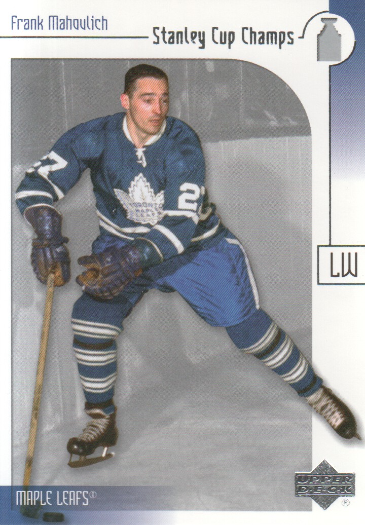 2001-02 UD Stanley Cup Champs #26 Frank Mahovlich