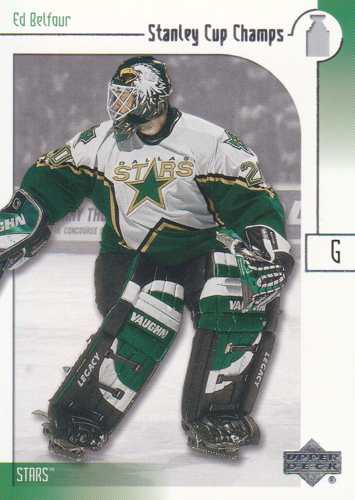 2001-02 UD Stanley Cup Champs #50 Ed Belfour