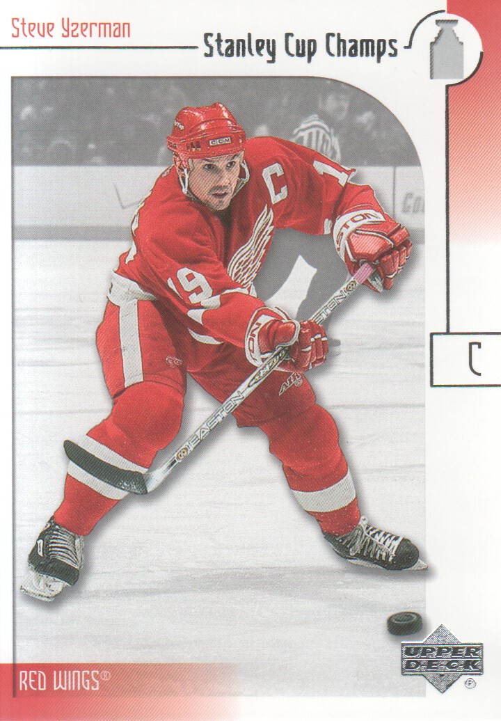 2001-02 UD Stanley Cup Champs #57 Steve Yzerman