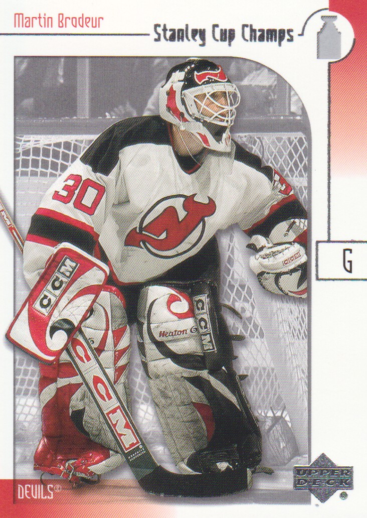 2001-02 UD Stanley Cup Champs #78 Martin Brodeur