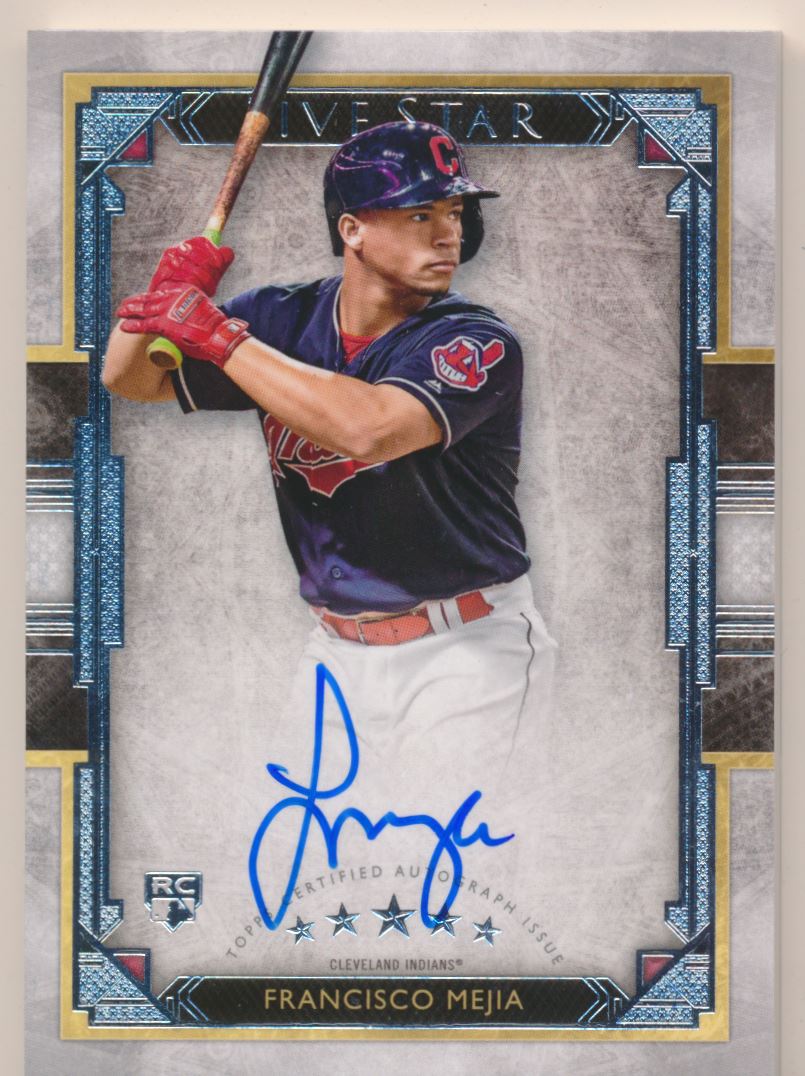 2018 Topps Five Star Autographs #FSAFM Francisco Mejia RC