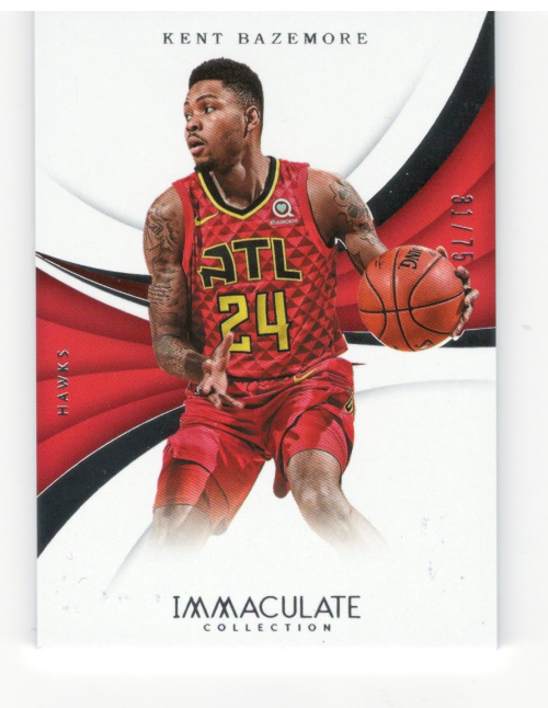 2017-18 Immaculate Collection #26 Kent Bazemore