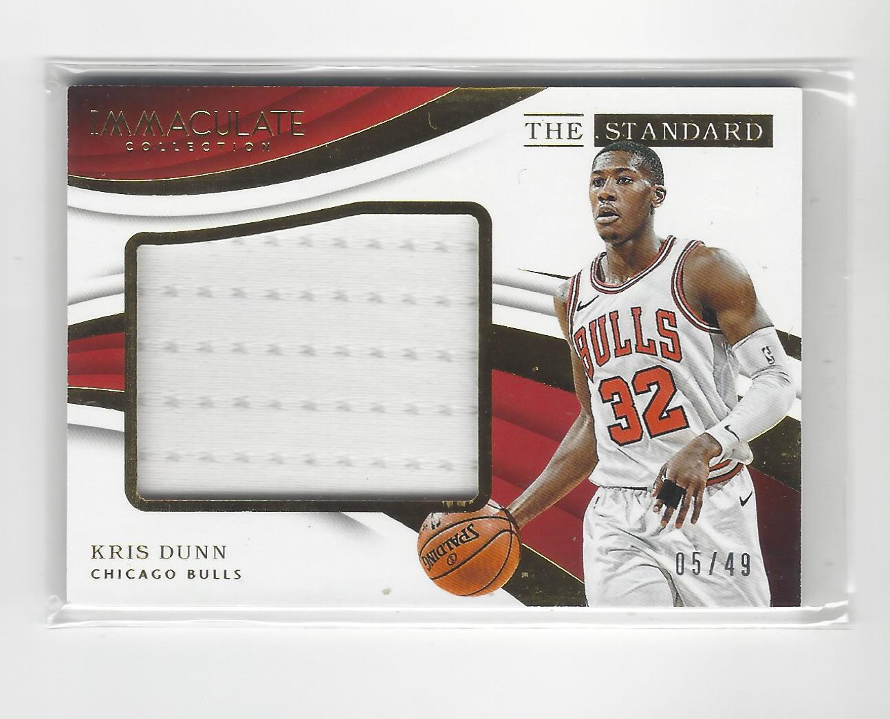 2017-18 Immaculate Collection Swatches #38 Kris Dunn/49