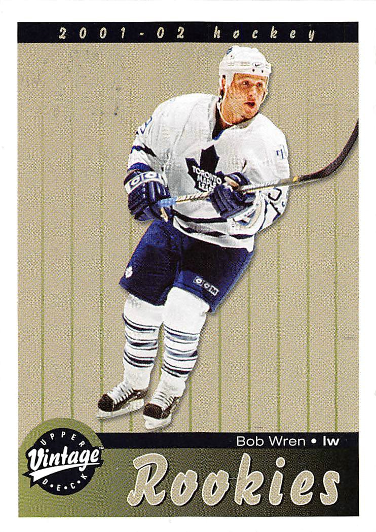 2001-02 Upper Deck Vintage #299 Bob Wren RC