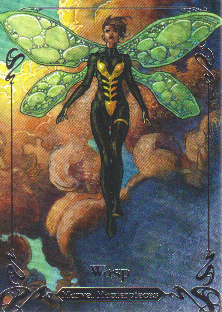 2018 SkyBox Marvel Masterpieces #37 Wasp