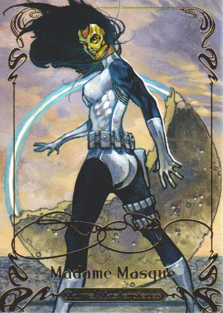 2018 SkyBox Marvel Masterpieces Gold Foil #6 Madame Masque