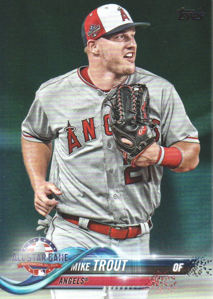 2018 Topps Update Rainbow Foil #US176 Mike Trout AS