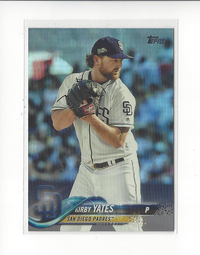 2018 Topps Update Rainbow Foil #US210 Kirby Yates