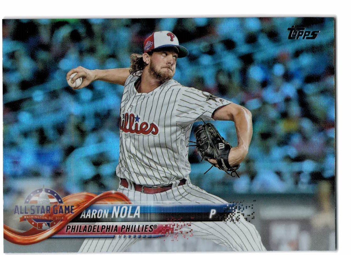 2021 Panini Donruss AARON NOLA #104 Orange Holo Philadelphia Phillies