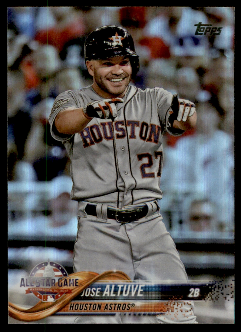 2018 Topps Update Rainbow Foil #US299 Jose Altuve AS