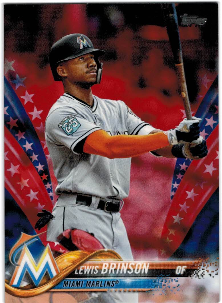 2018 Topps Update Independence Day #US260 Lewis Brinson