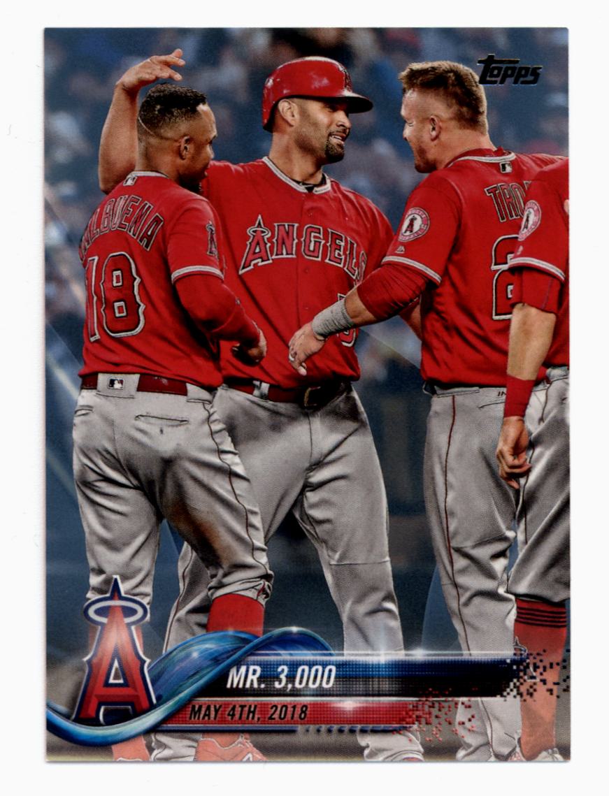 2018 Topps Update Father's Day Blue #US102 Albert Pujols HL
