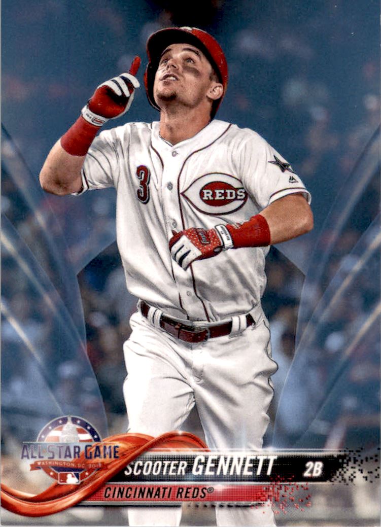 2018 Topps Update Father's Day Blue #US145 Scooter Gennett AS
