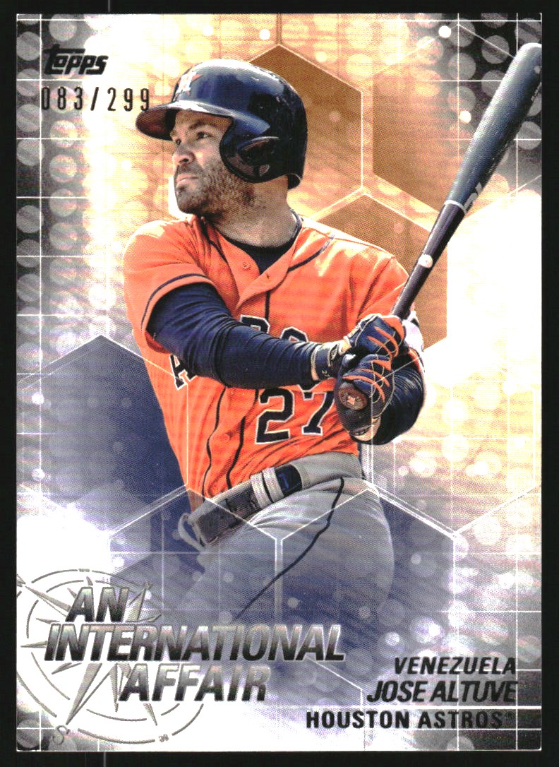 2018 Topps Update An International Affair Blue #IA46 Jose Altuve