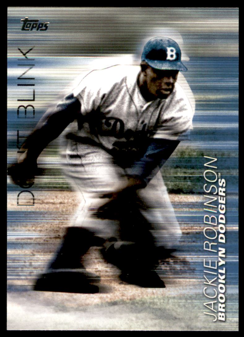 2018 Topps Update Don't Blink Blue #DB16 Jackie Robinson