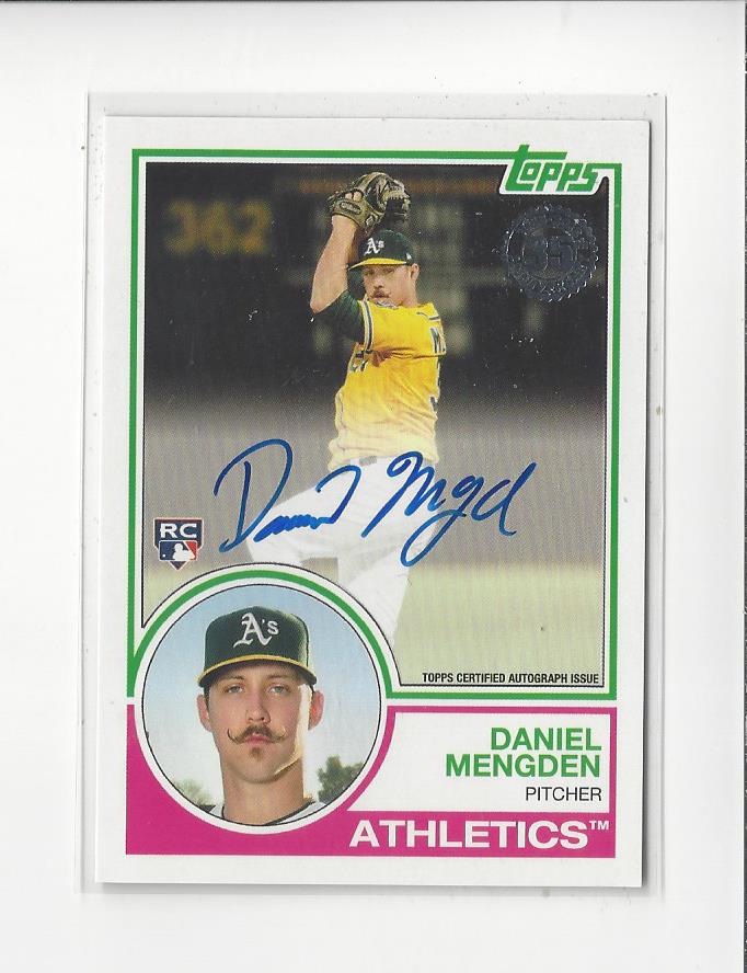2018 Topps '83 Topps Autographs #83ADN Daniel Mengden UPD