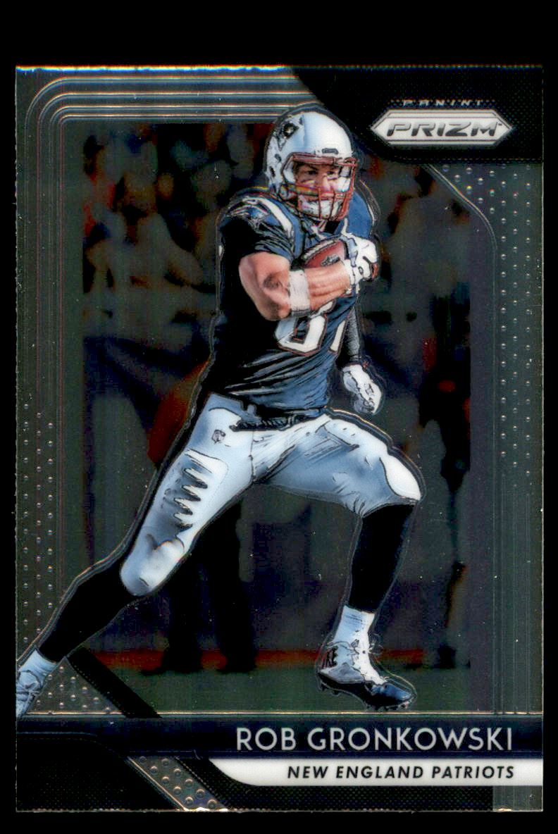 Rob Gronkowski #70 2019 Panini Plates & Patches Football 2018 Panini Prizm Printing Plates