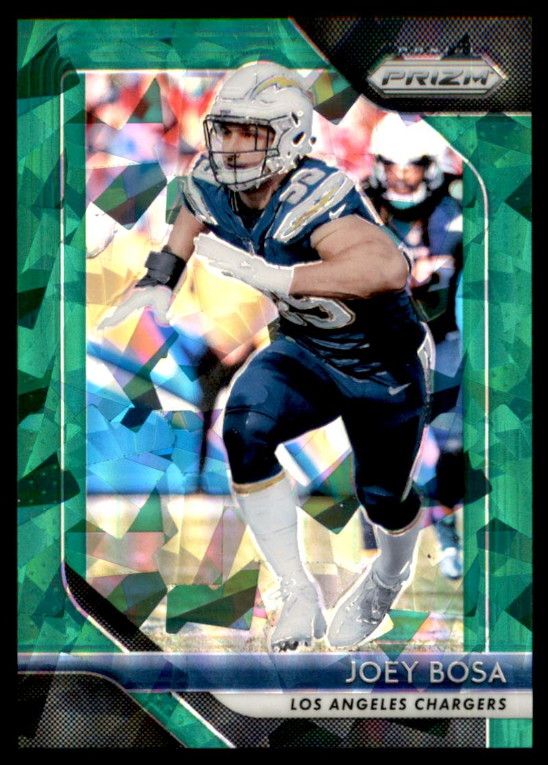 2018 Panini Prizm Prizms Green Crystals #98 Joey Bosa