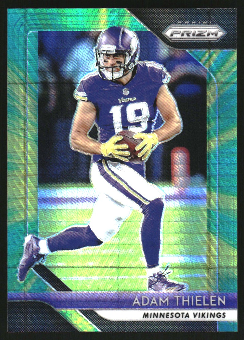 2018 Panini Prizm Prizms Hyper #78 Adam Thielen