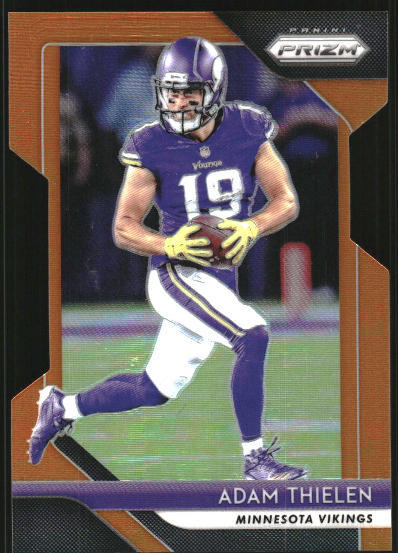 2018 Panini Prizm Prizms Orange #78 Adam Thielen