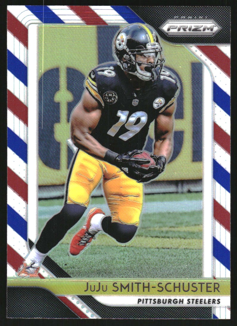 2023 Panini Mosaic Mosaic Reactive Blue #162 JuJu Smith-Schuster
