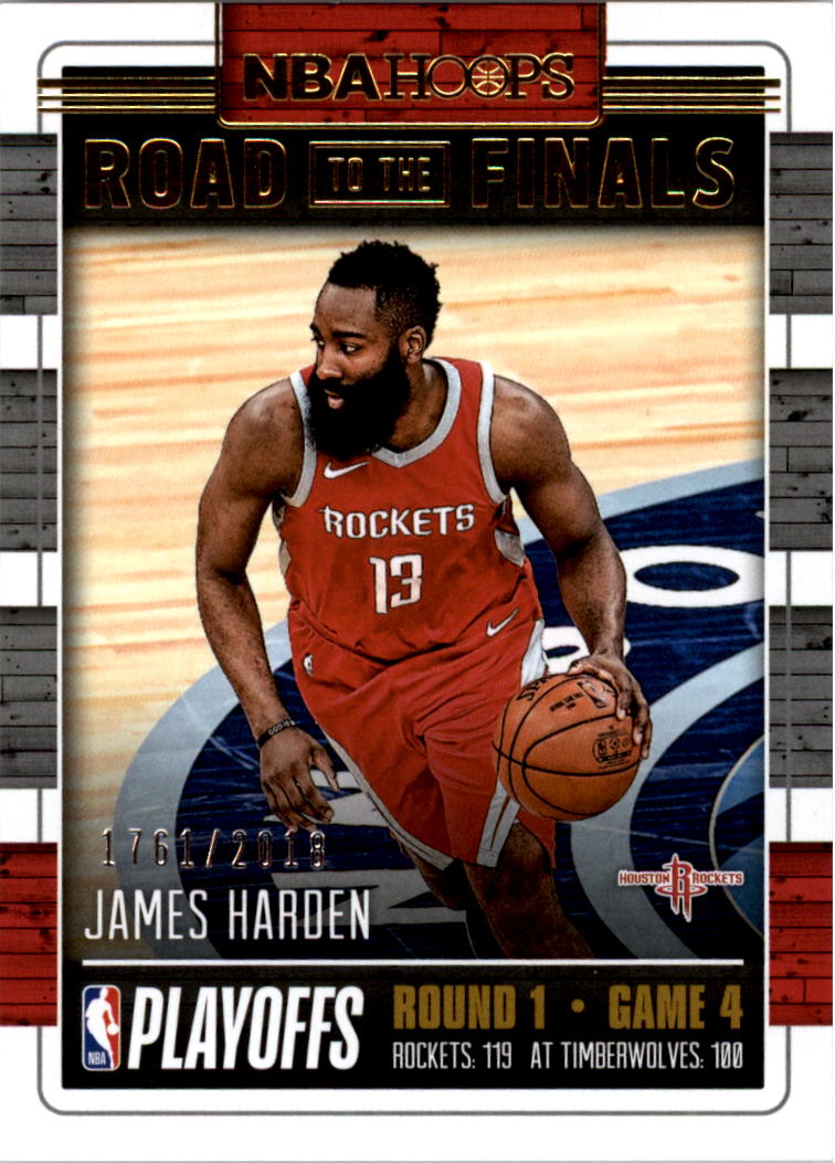 2018-19 Hoops Road to the Finals #31 James Harden R1/2018