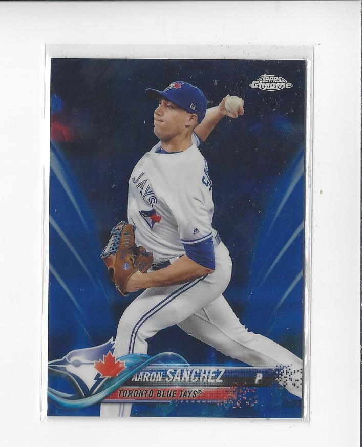 2018 Topps Chrome Sapphire Edition #251 Aaron Sanchez