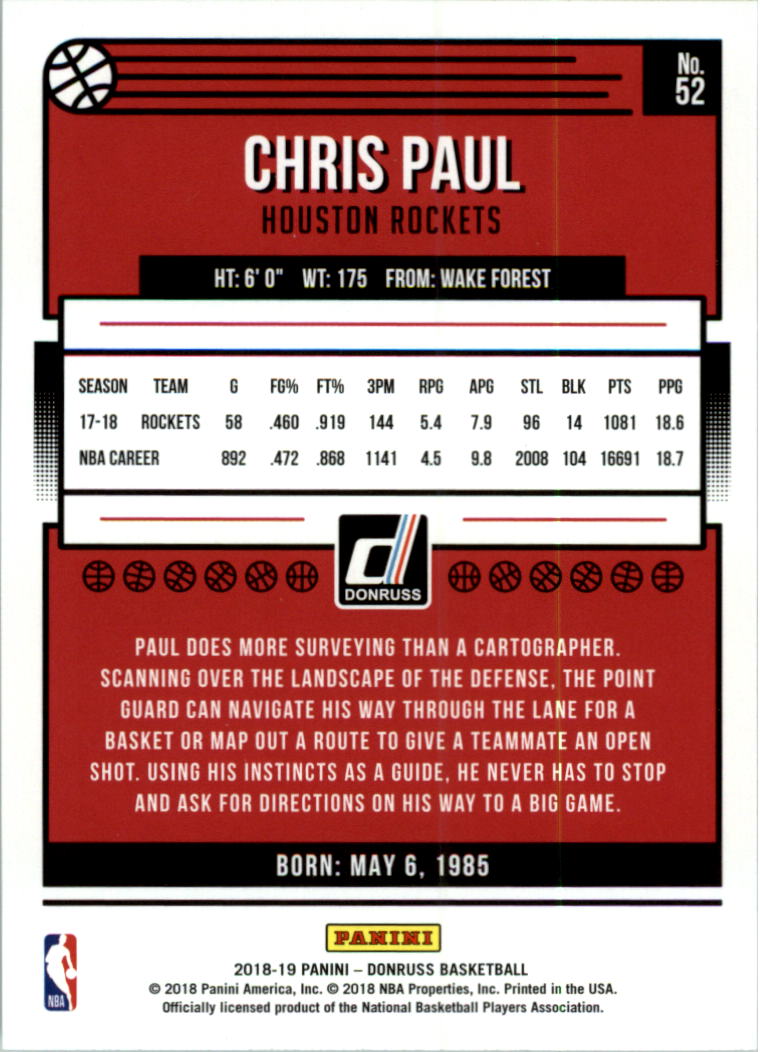 2018-19 Donruss Basketball Card Pick (Base)